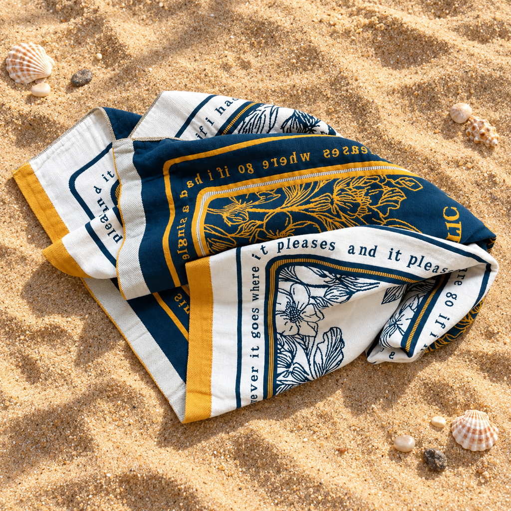 Toalla de Playa Reversible 170x80cm Duetono