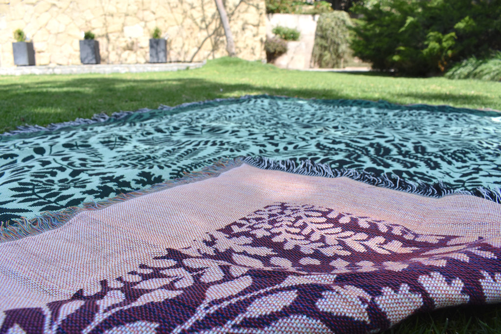 Manta Botánica Reversible 160x210cm