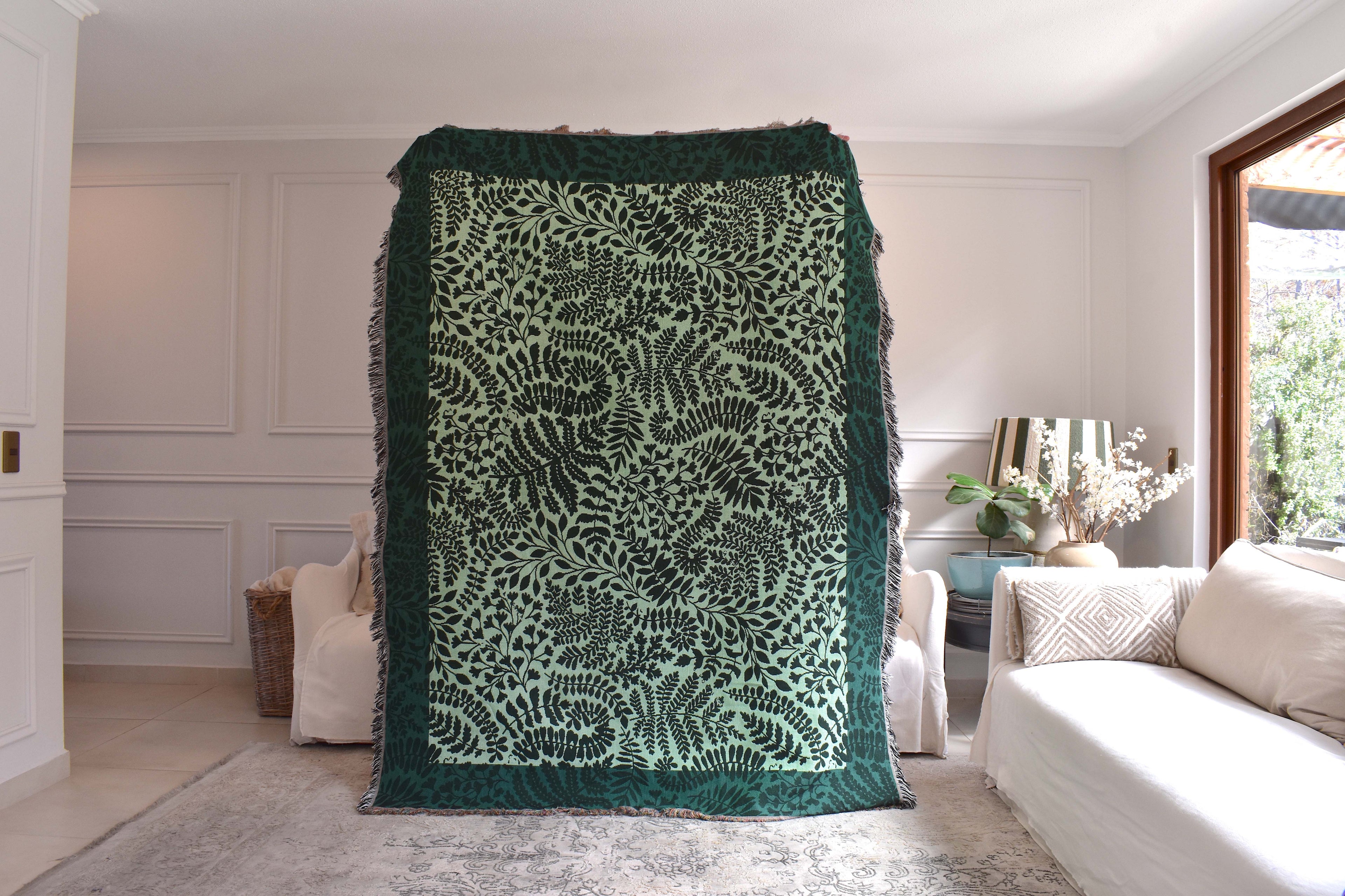 Manta Botánica Reversible 160x210cm