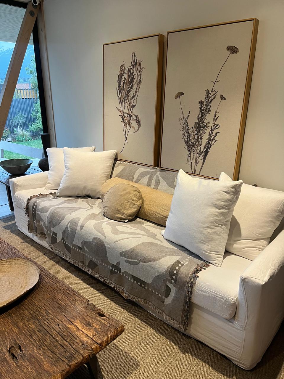 Manta beige 160x210cm