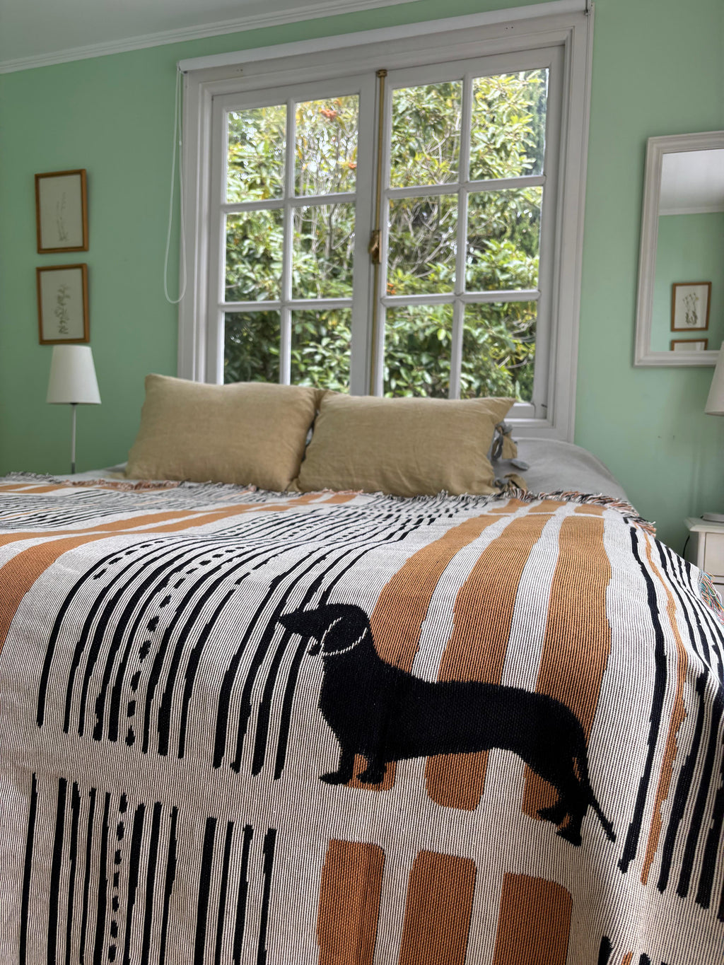 Manta Trama Ocre 160x210cm